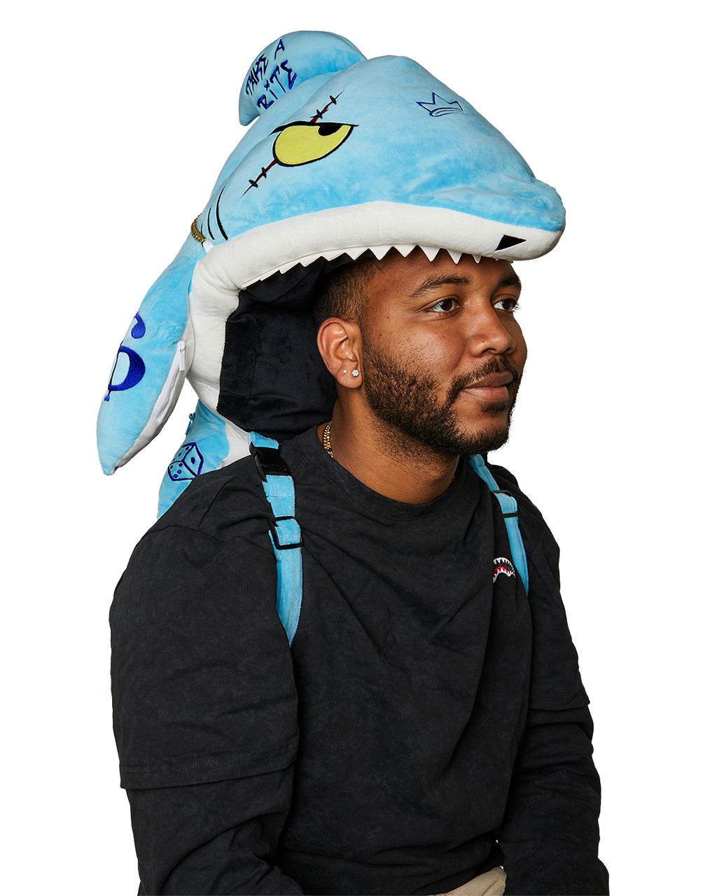 STUFFED SAVAGE HOODY BACKPACK SHARK